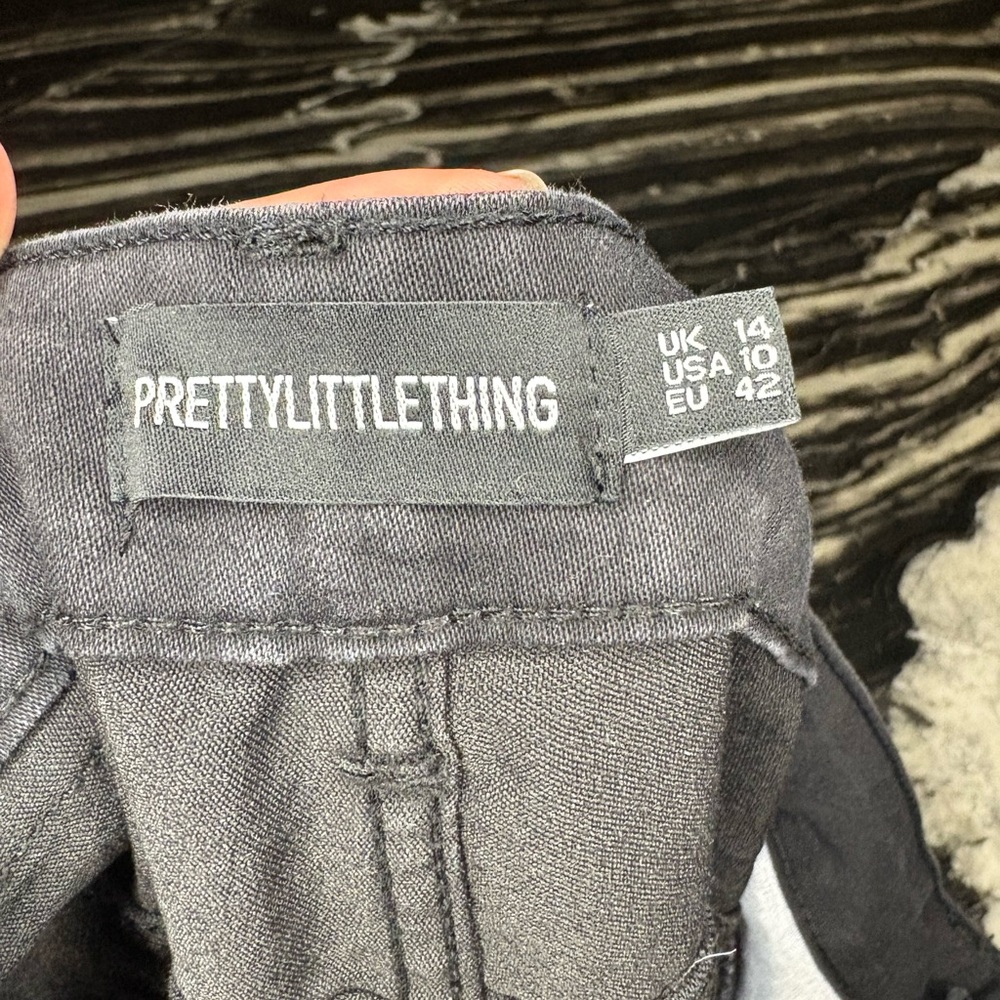 PrettyLittleThing Black Denim Jeans | High Waist Skinny